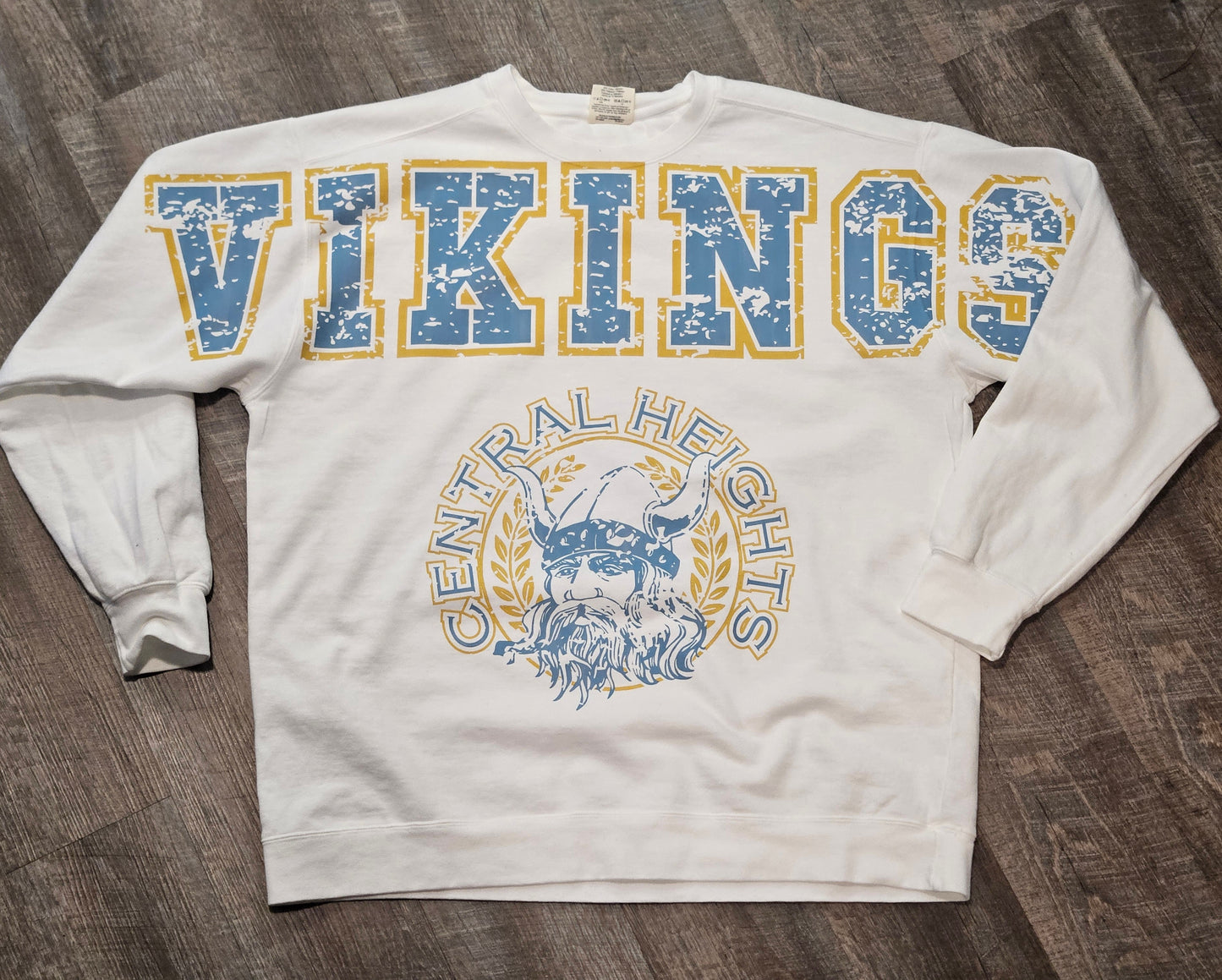 CHS Vikings Oversize Print Sweatshirt