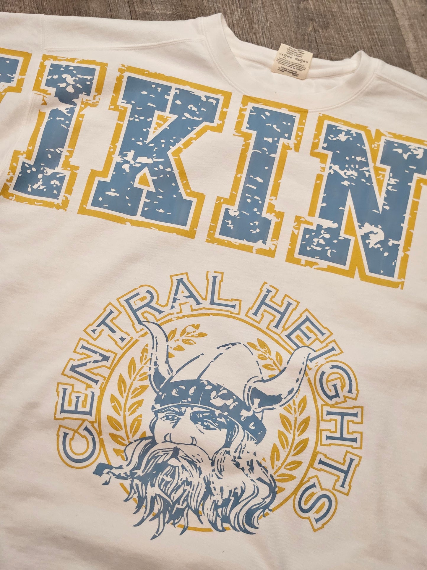 CHS Vikings Oversize Print Sweatshirt