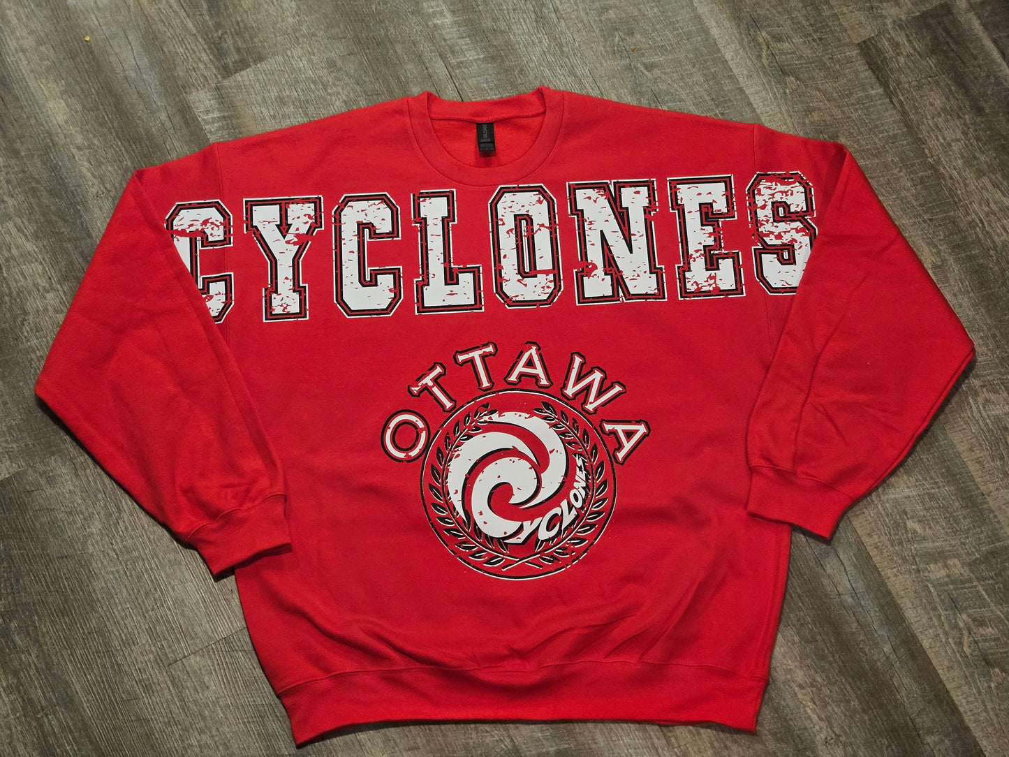 OHS Cyclones Oversize Print Sweatshirt