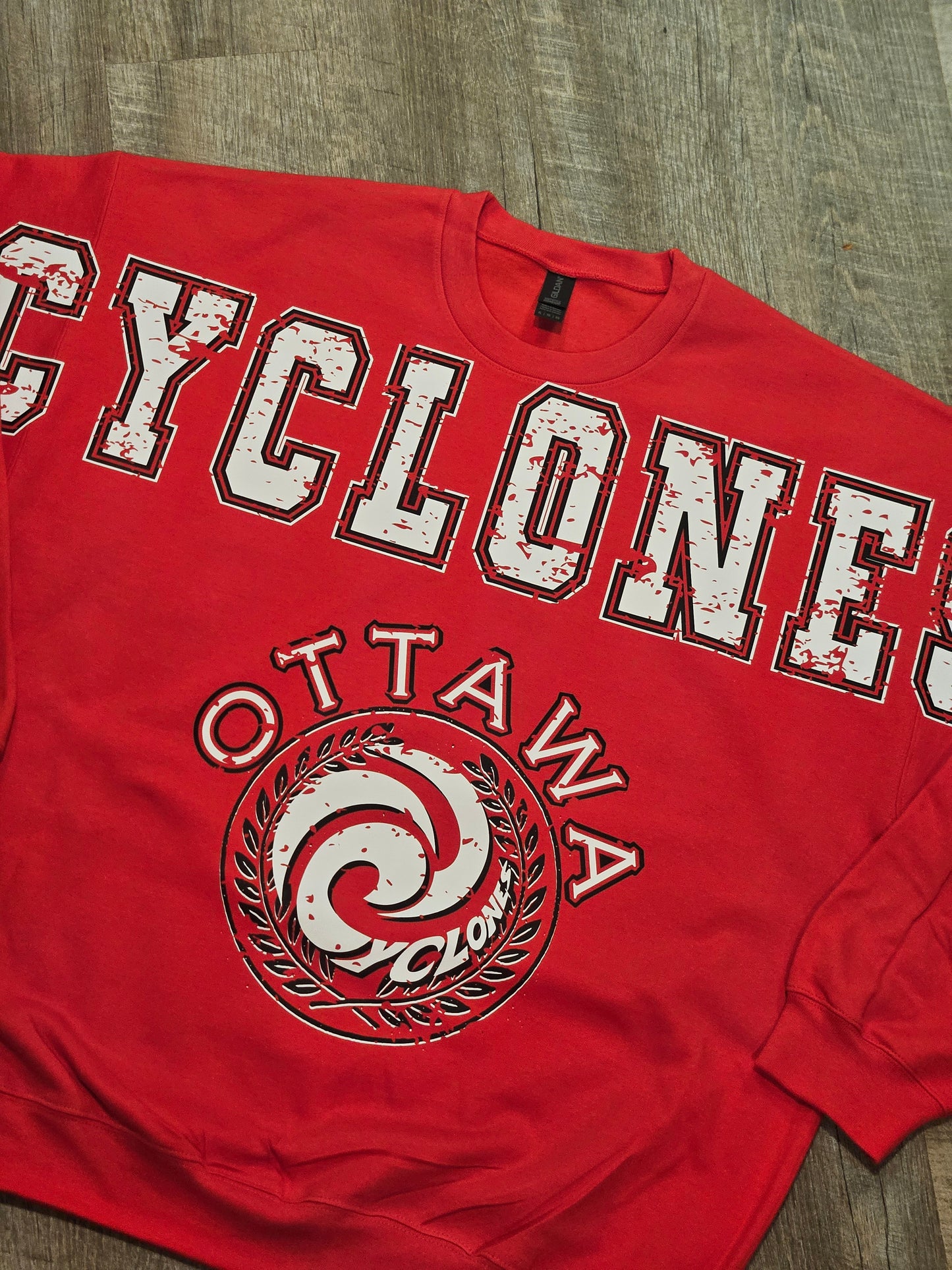 OHS Cyclones Oversize Print Sweatshirt