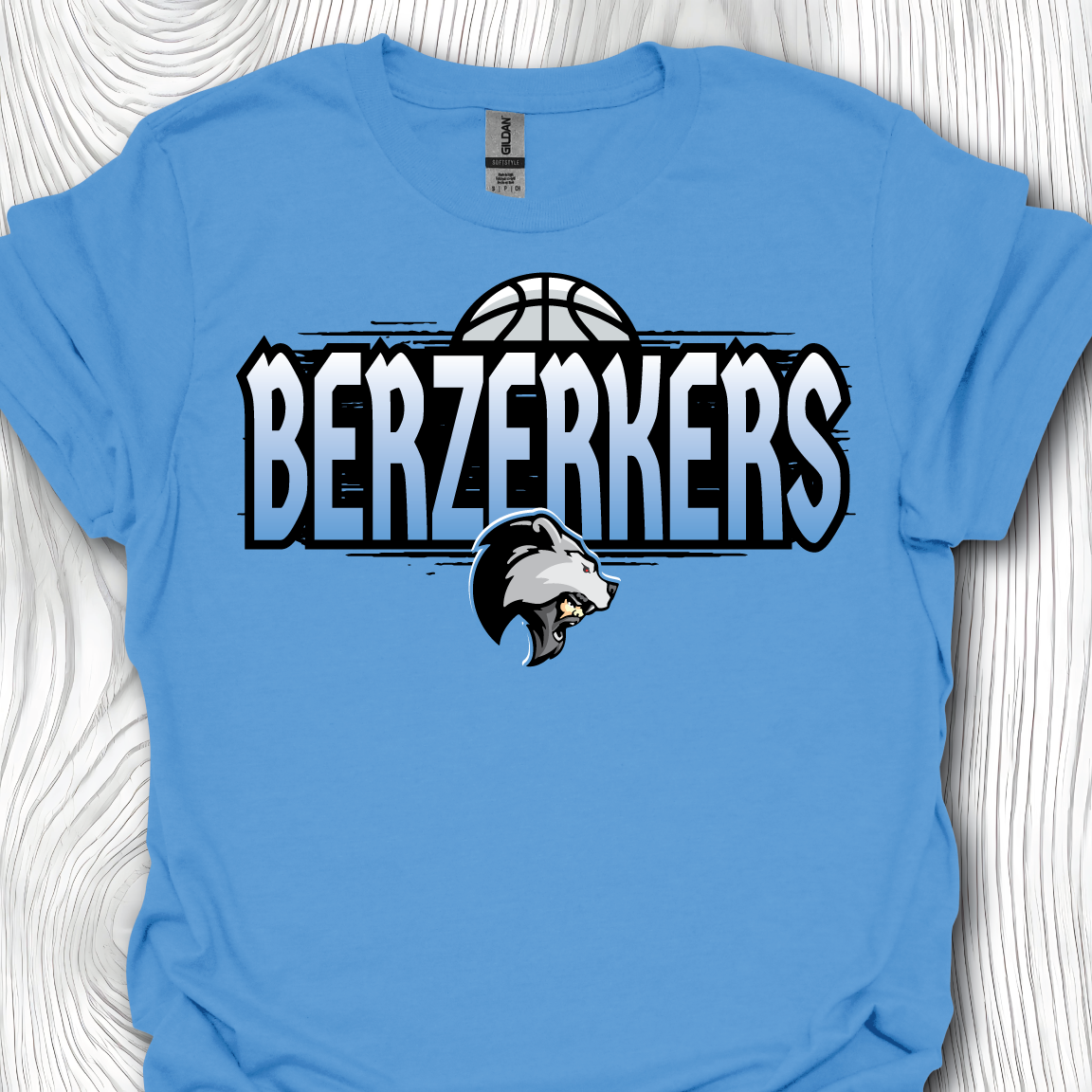 Berzerkers Basketball - Blue