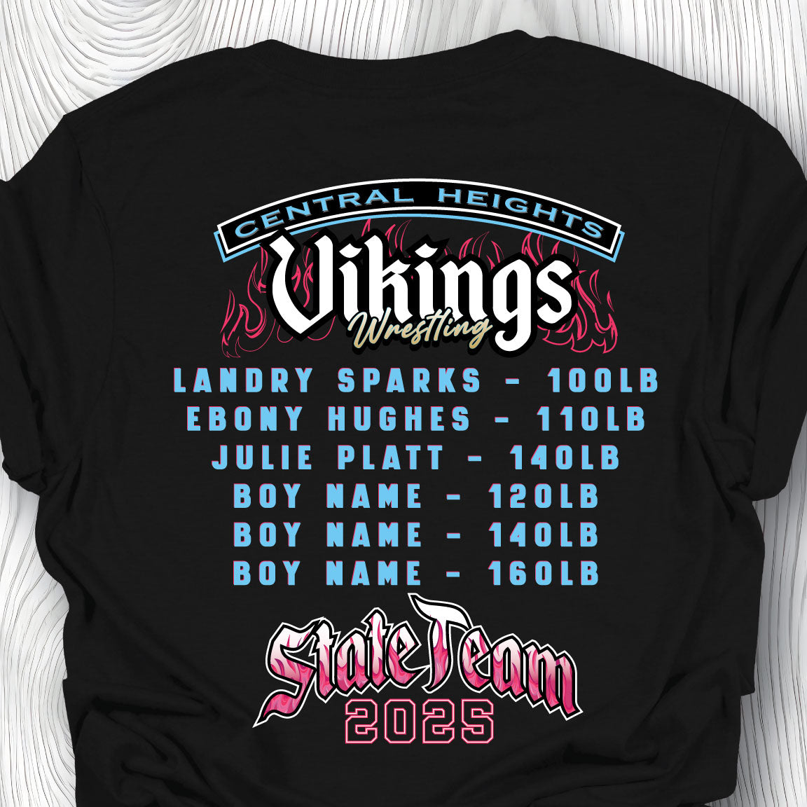 CHS Wrestling - 2025 State Shirt Black