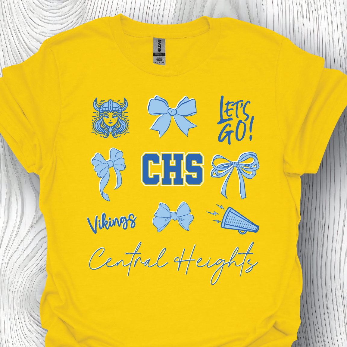 CHS Spirit Gear - Vikings Yellow Bows