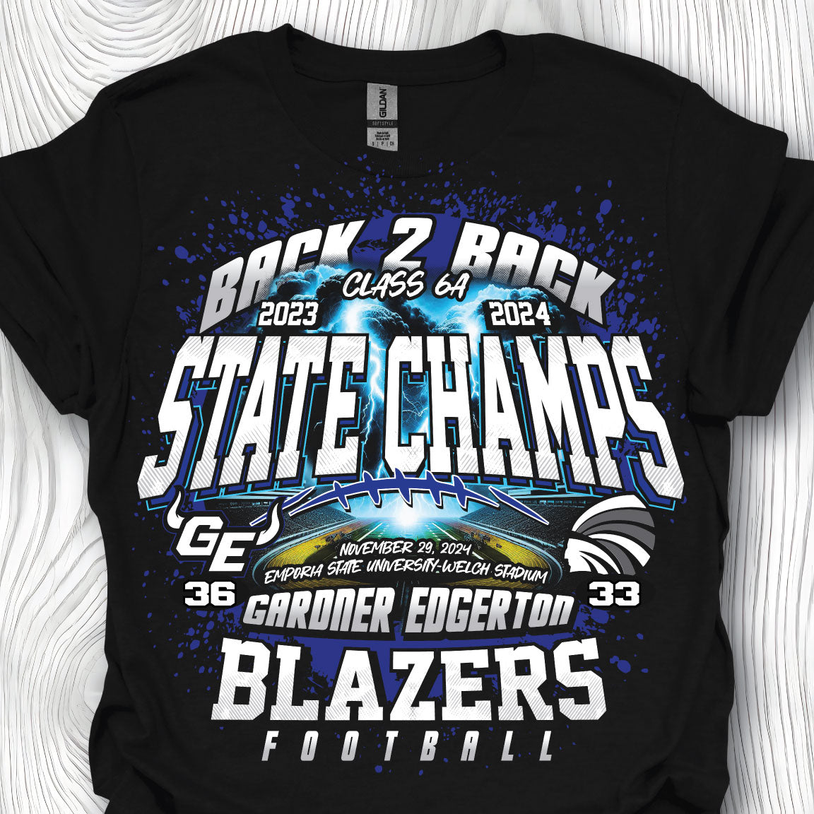 GEHS 2024 State Football - Black
