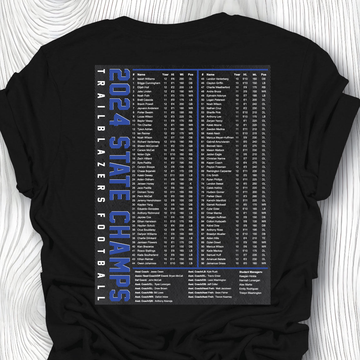 GEHS 2024 State Football - Black