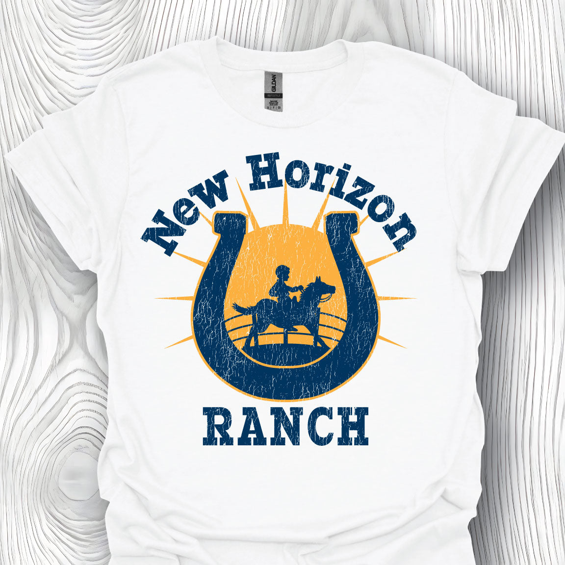 New Horizon Ranch - Logo White