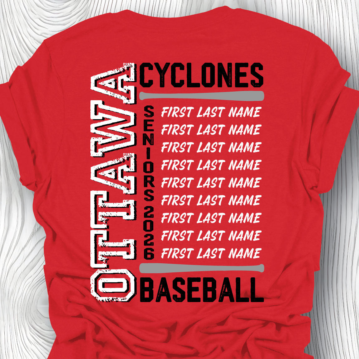 OHS Baseball - 2026 Fan Gear Red