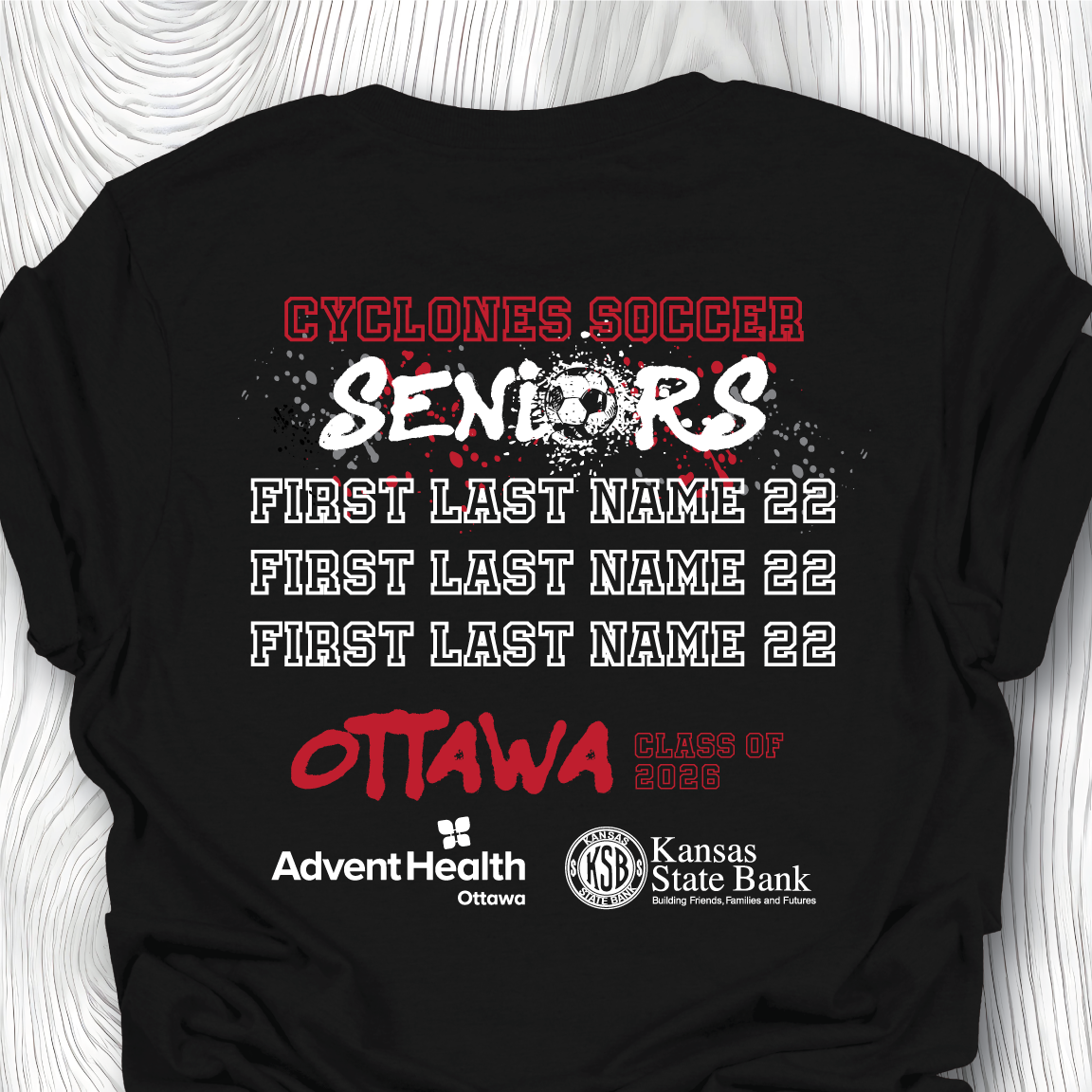OHS Soccer Fan Gear - 2025 Team Shirt