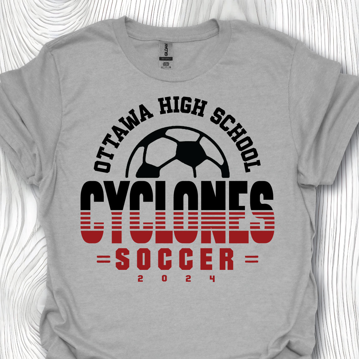 OHS Soccer Fan Gear - 2024 Team Shirt