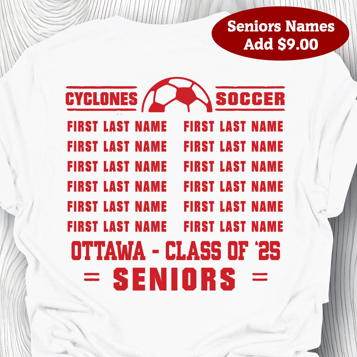 OHS Soccer Fan Gear - White