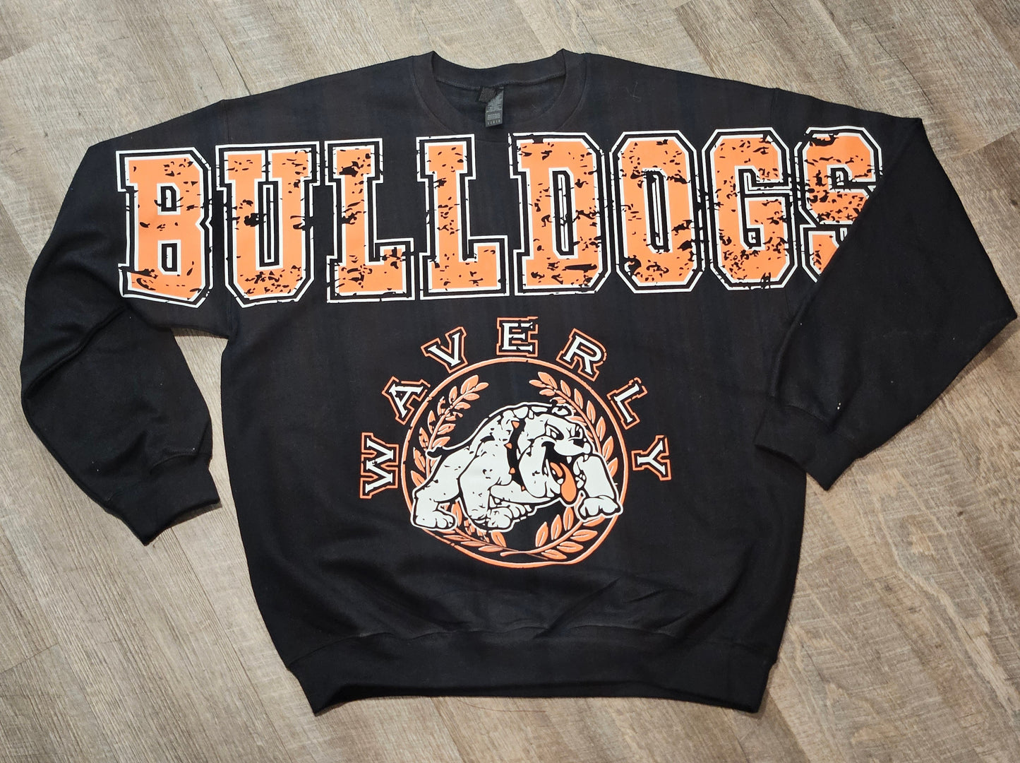 Waverly Bulldogs Oversize Print Sweatshirt