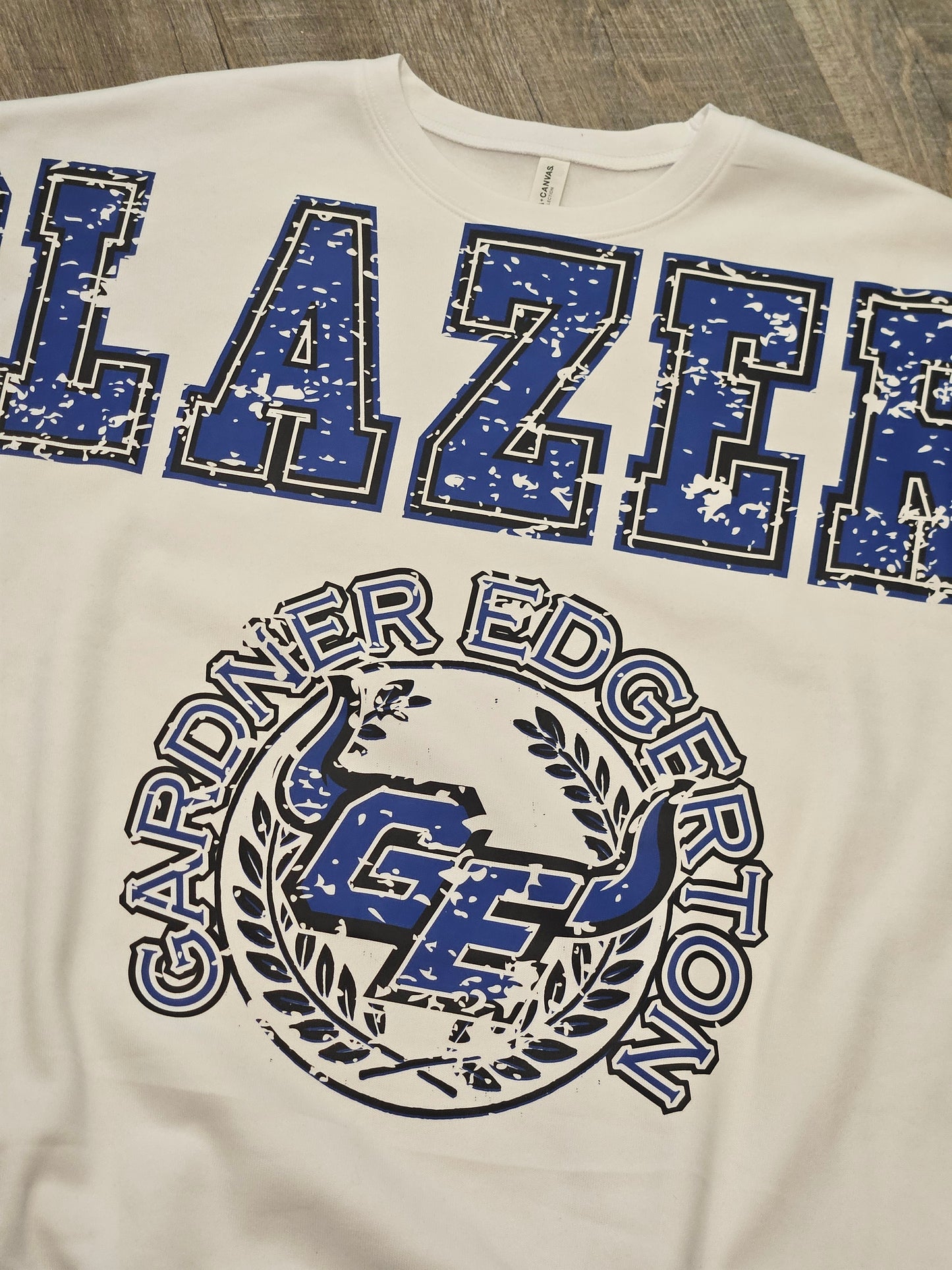 GEHS Blazers Oversize Print Sweatshirt