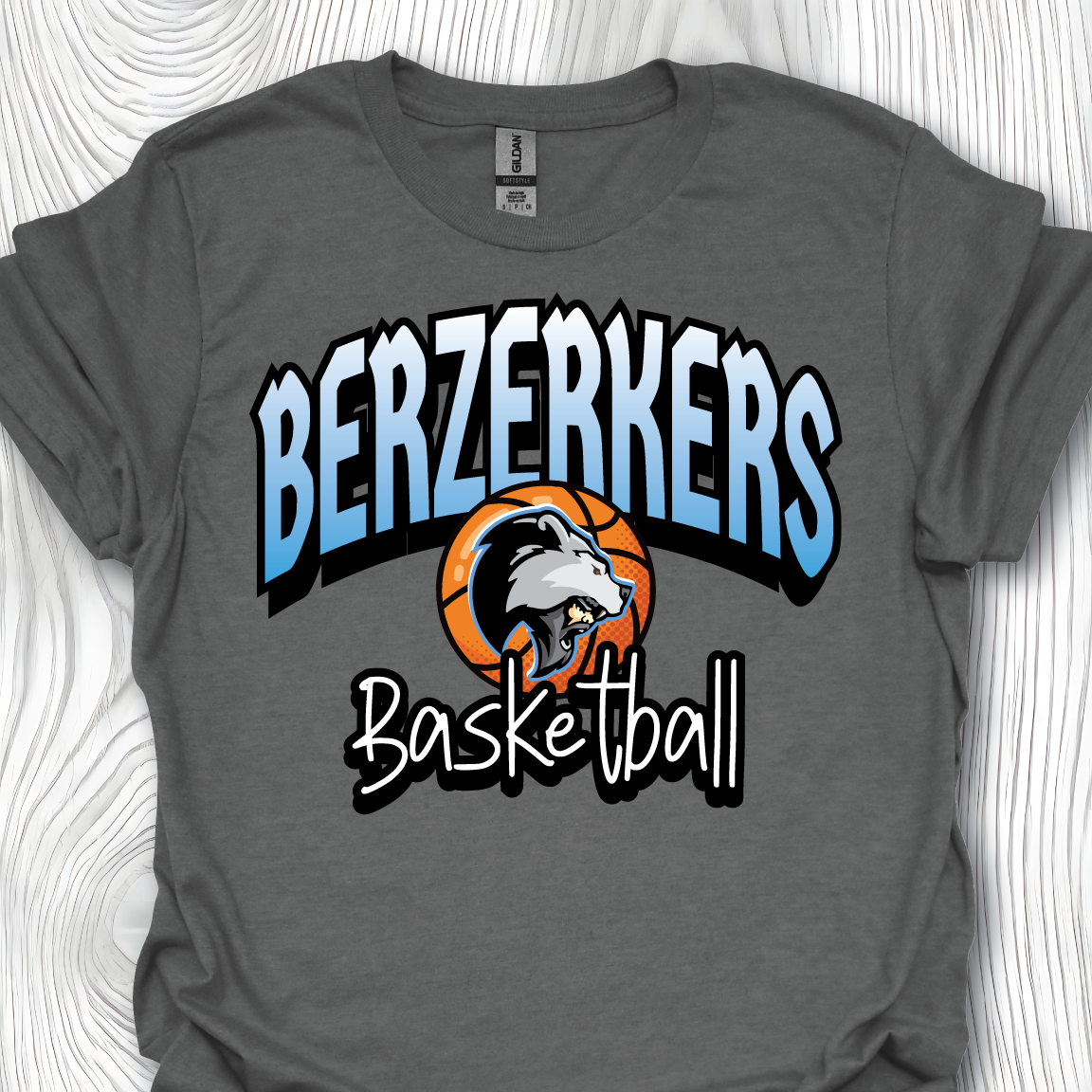 Berzerkers Basketball - Dark Grey