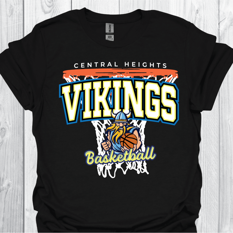 CHS Basketball Big Net- Black Tee or Sweatshirt