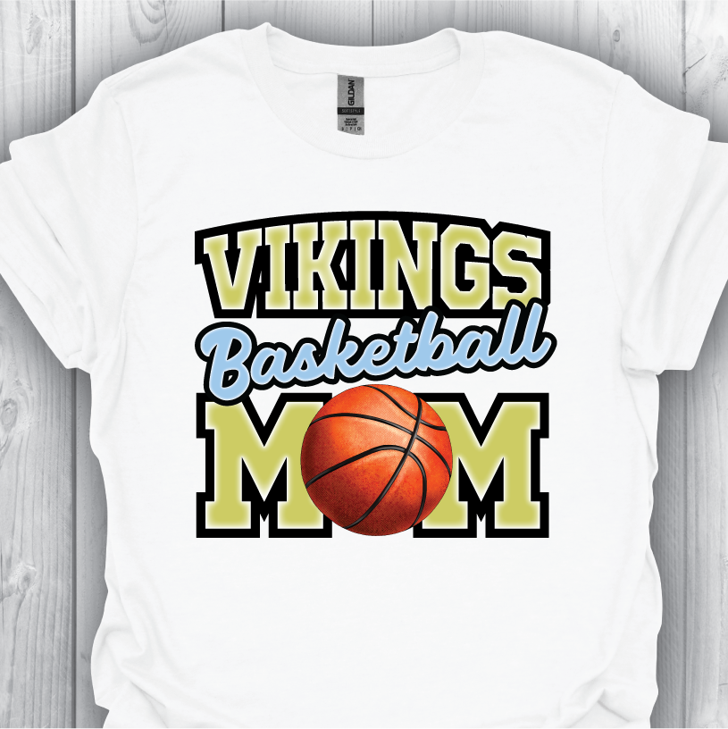 CHS Basketball BB Mom- White Tee or Sweatshirt