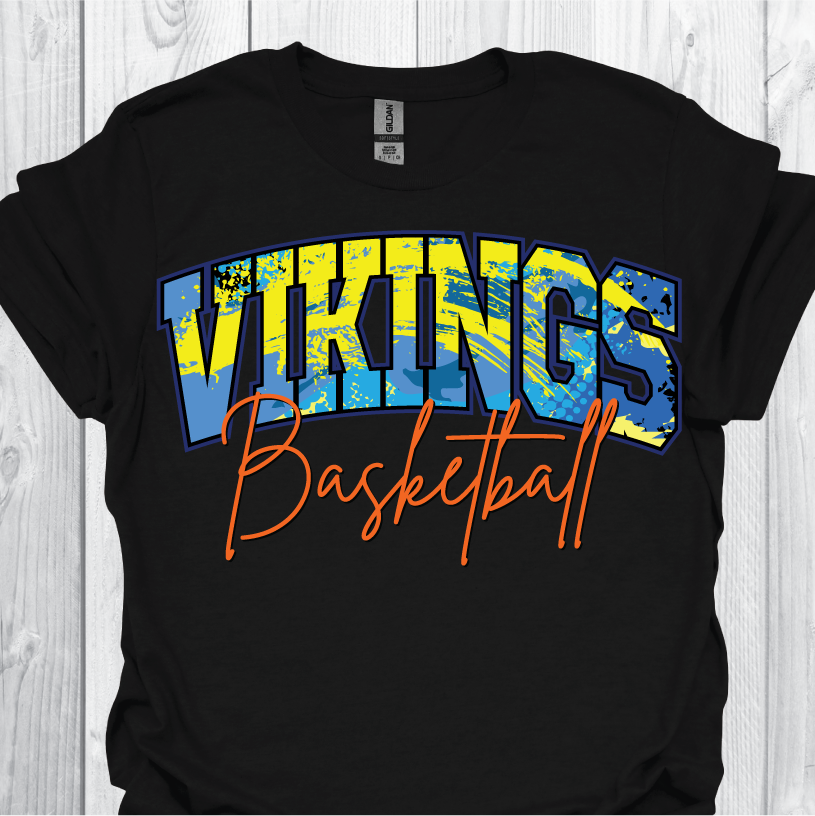 CHS Basketball Splash- Tee Black Print Colors Flying Shop Sweatshirt or –