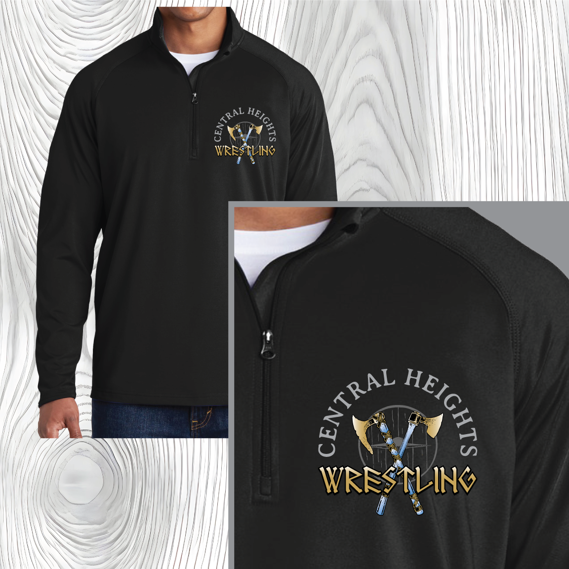 CHS Wrestling - 1/4 Zip Pullover Men's & Women's