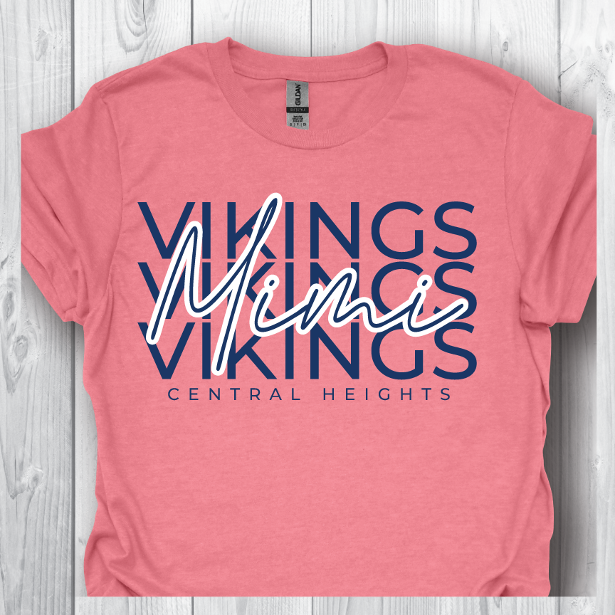 CHS Spirit Gear Vikings Mimi- Coral Tee