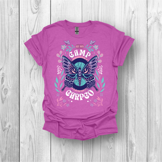 Camp CarpCo Butterfly - Pink Tee