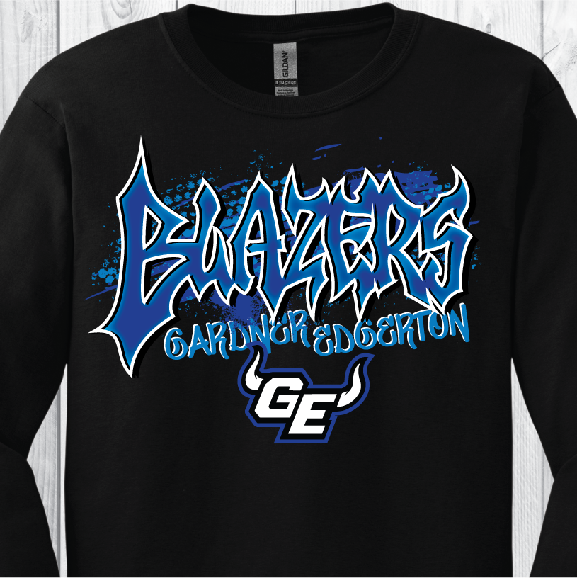 GEHS Graffiti - Black Tee or Sweatshirt