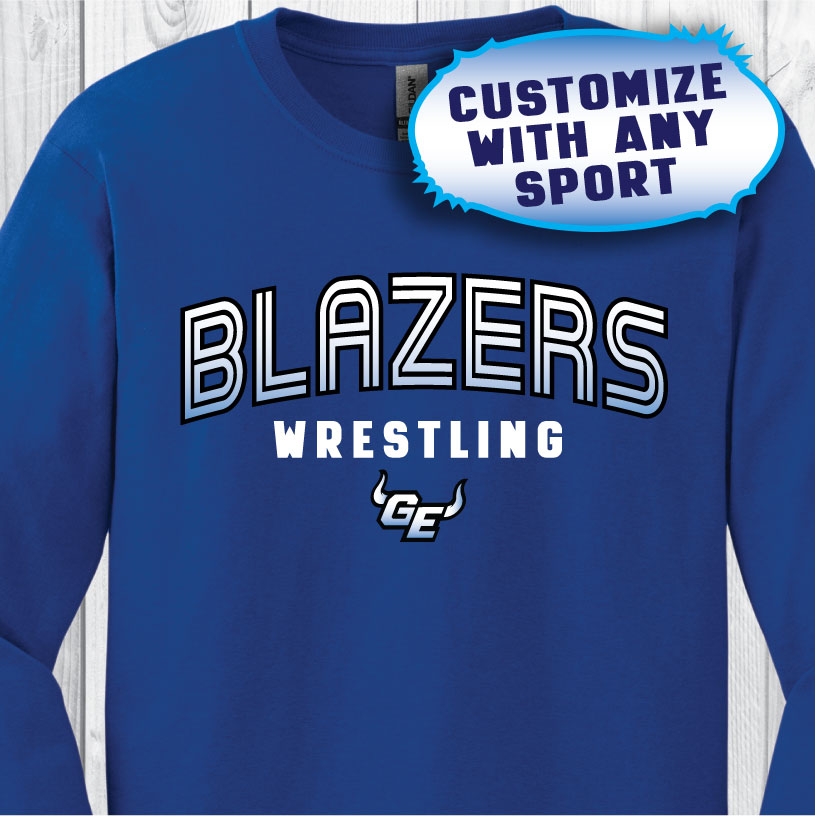 GEHS Blazer Athletics Royal - Pick Your Sport!