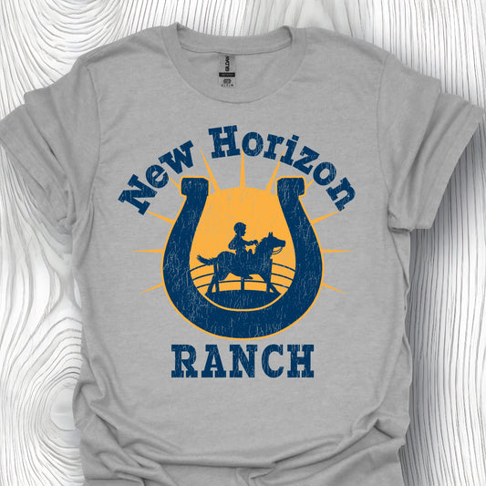 New Horizon Ranch - Logo Grey