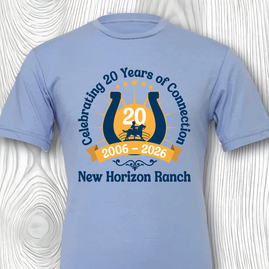 New Horizon Ranch - 20th Anniversary Light Blue