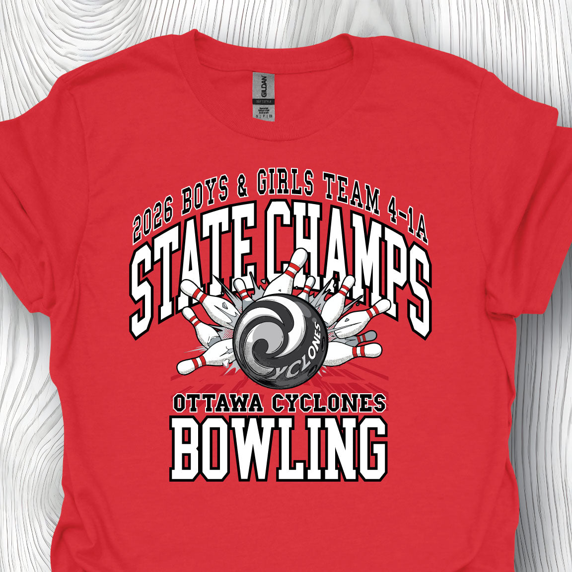 OHS Bowling - 2026 State Champs Red