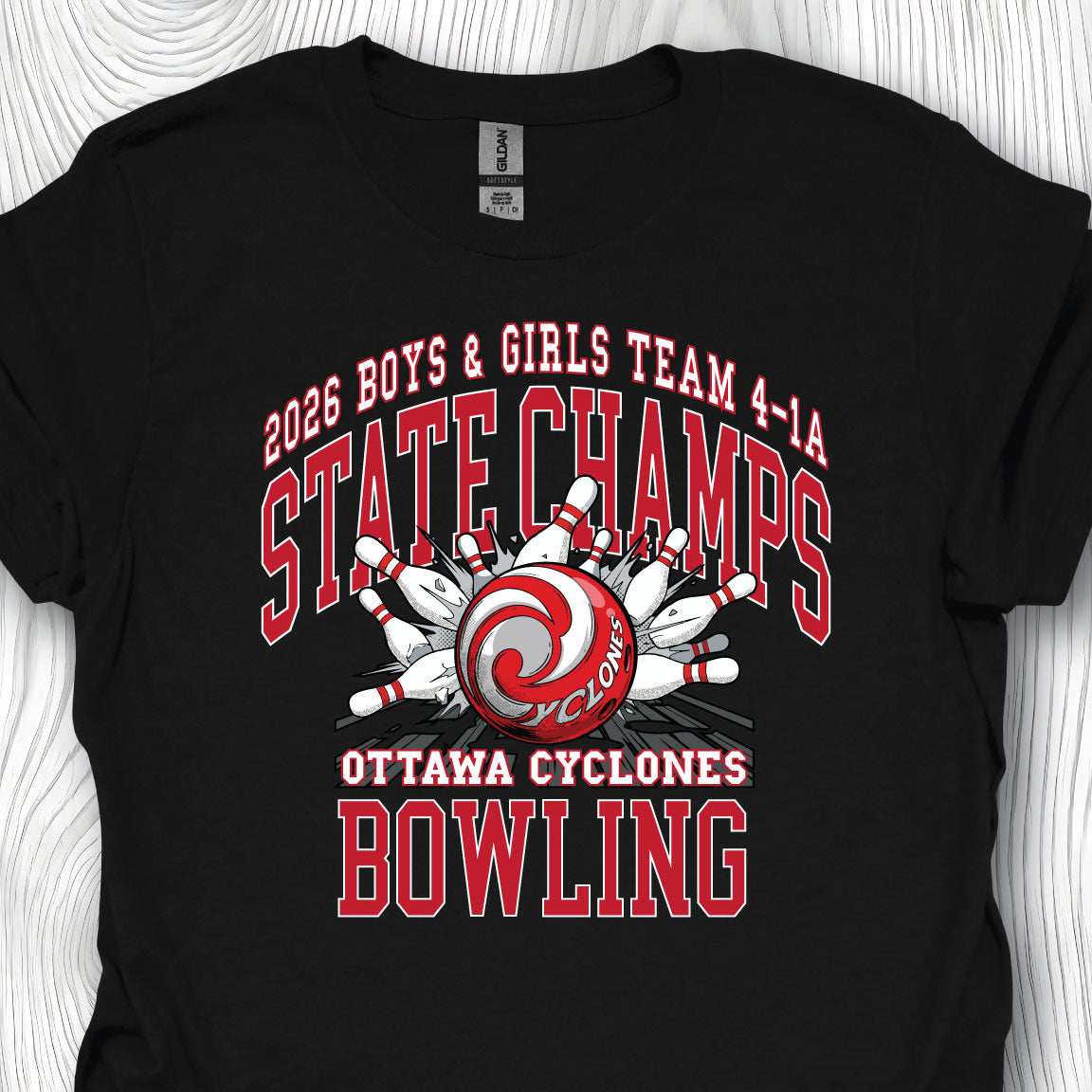 OHS Bowling - 2026 State Champs Black