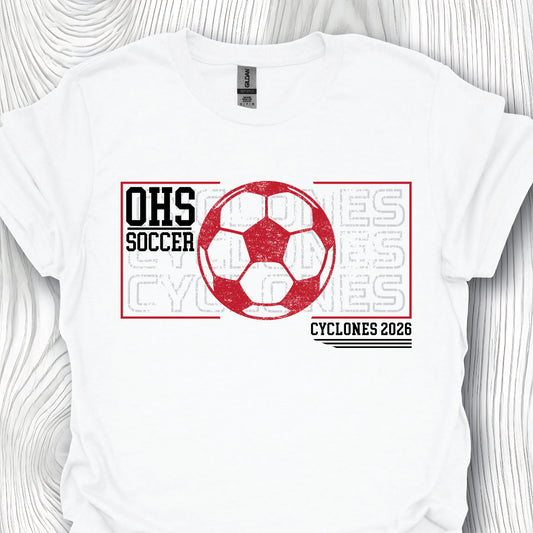 OHS Soccer Fan Gear - 2026 Team Shirt