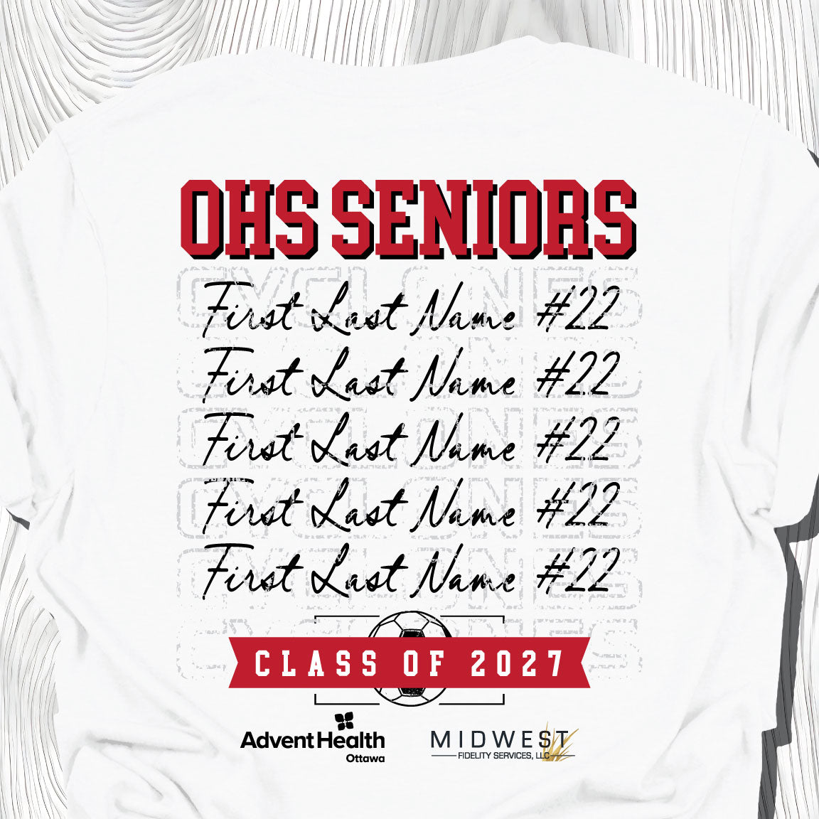 OHS Soccer Fan Gear - 2026 Team Shirt