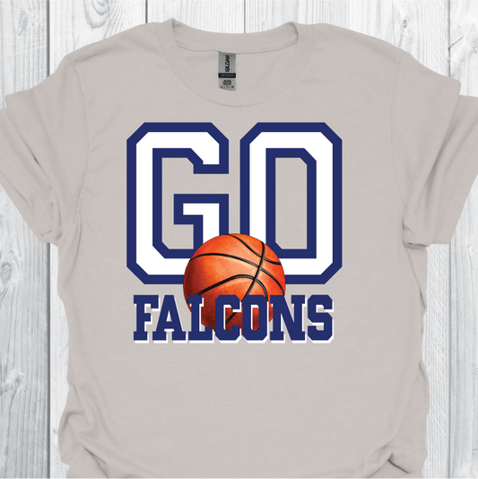 WFHS Basketball 3D Ball- Light Grey Tee or Sweatshirt