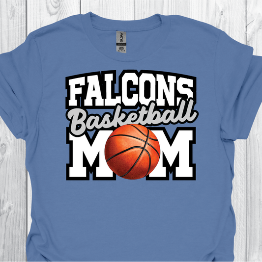 WFHS Basketball BB Mom- Stone Blue Tee or Sweatshirt